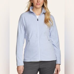 Eddie Bauer Women's Light Periwinkle Fleece Jacket